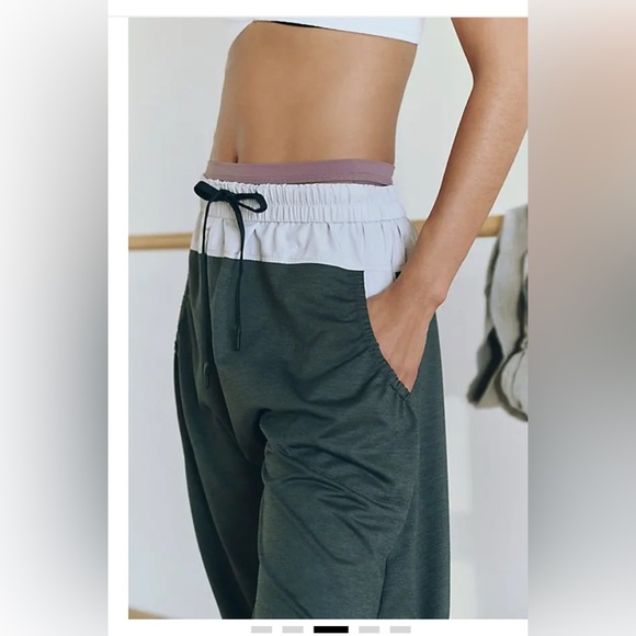 Free people Movement Total Package Pants. NWT. Black Heather combo - Picture 3 of 11